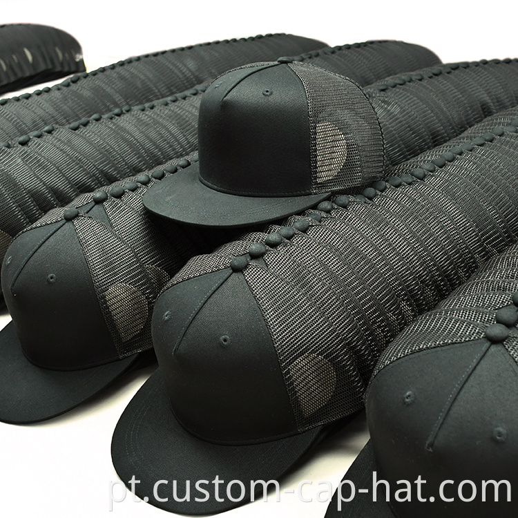 Flat Brim Mesh Cap